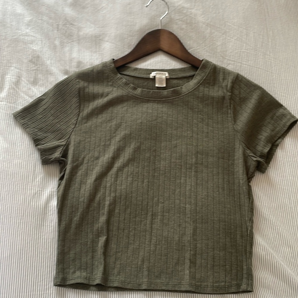 BOZZOLO green crop top